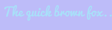 Image with Font Color A8E0F9 and Background Color BDBCF9